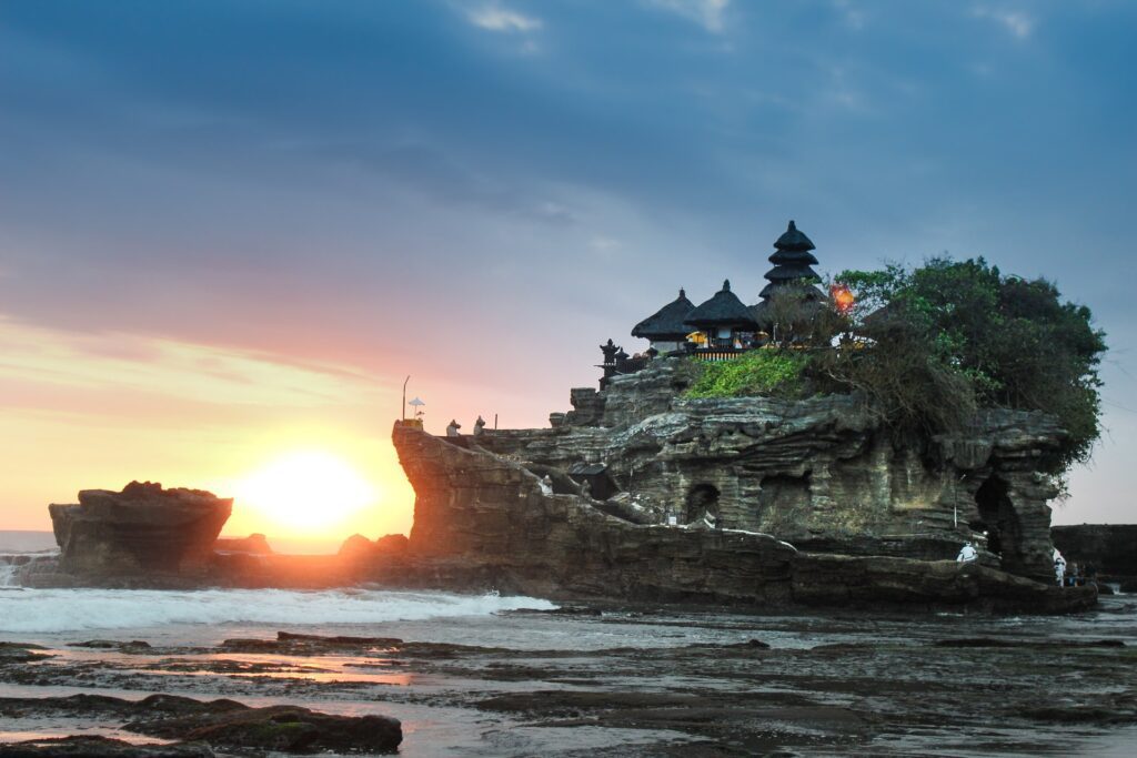 temple low tide